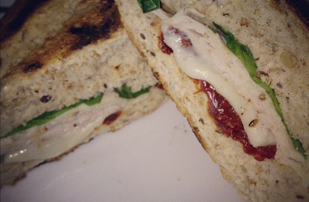 Turkey Paninis W/ Sun Dried Tomatoes